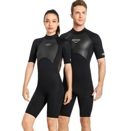 Ternos de mergulho em neoprene para homens e mulheres, calças curtas profissionais, roupas de surfe quentes, roupa de mergulho prática 2mm - Image 1