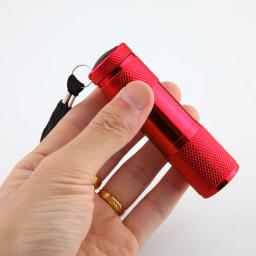 9LEDUV LED Lanterna Portátil, Luz Negra, comprimento de onda, Lanterna Violeta, Pet Escorpião Urina, Higiene Feminina Detector Tocha, 395nm - Image 3