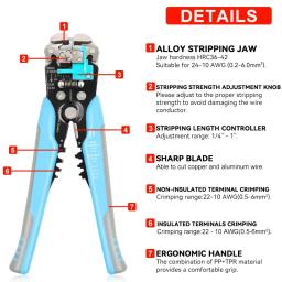 Coleção AliExpress Fio Stripper Ferramentas Alicate Multitool YEFYM YE-1 Automático 3 In1 Cortador De Decapagem Cabo De Friso Ferramentas De Reparação De Eletricista De Fio - Image 3