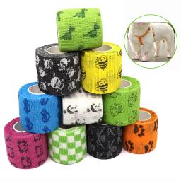 Auto-adesivo Pet Ferramenta Outing, ataduras elásticas para cães e gatos, impede a sujeira dos pés, capas respiráveis, Pet Shop, 6pcs - Image 1