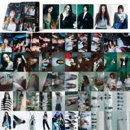 55 pçs/set kpop novo álbum jeans photocards coleção lomo cartões de alta qualidade impressão cartões fotográficos fã presente - Image 2