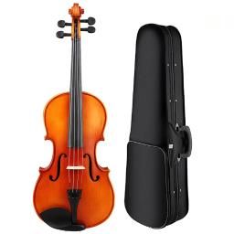 Astonvilla-Painel Spruce Acústico Natural, 4/4 Viola, instrumento de cordas com acessórios, 16 Polegada, cor natural - Image 2