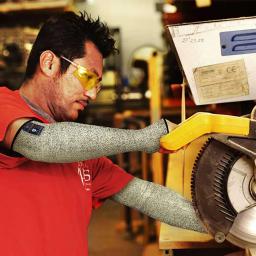 Luvas De Trabalho Resistentes A Corte HPPE, Manga De Braço De Segurança, Luvas De Proteção De Pulso, Anti Cut Guard Bracers, Proteção De Braço, Nível 5 - Image 2