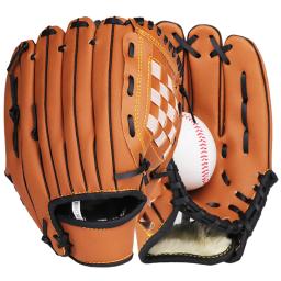 Plutônio grosso softball luvas de beisebol crianças júnior adulto coletor infield jarro luvas de beisebol para beisebol livre - Image 5