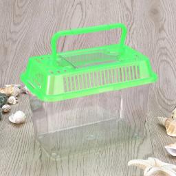 Terrário Plástico Portátil para Animais de Estimação, Terrário Tartaruga para Tartaruga Réptil, Tanque para Répteis e Tartaruga, Living and Pet - Image 5