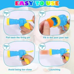 Brinquedo interativo treinamento de lançamento para Pet, Criativo Mini Jogos de Tiro, Stretch Plush Ball Toys, Kitten Supplies, Hot, 2022 - Image 4