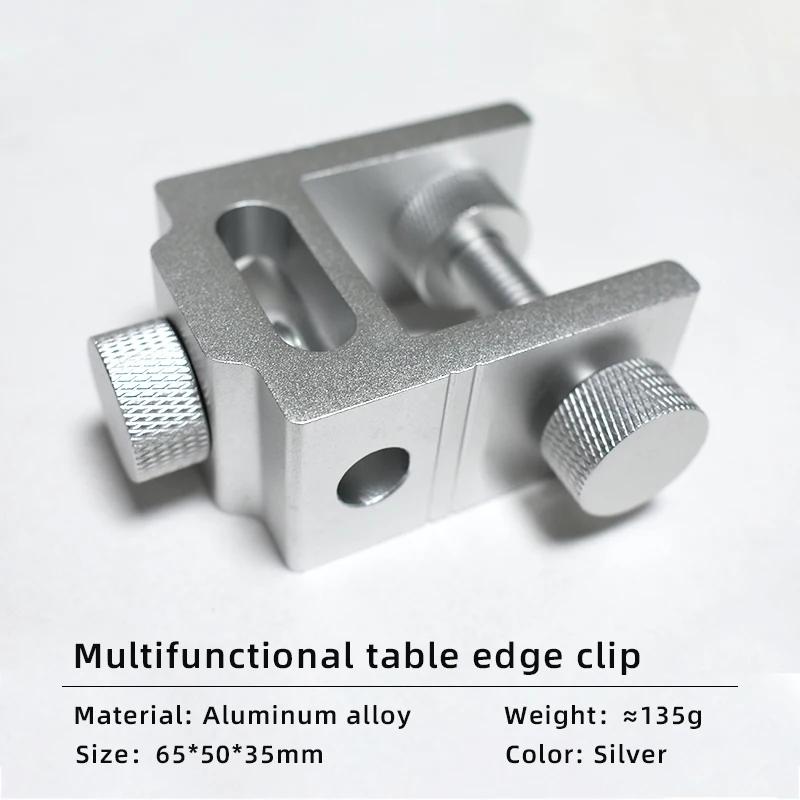 Alumínio liga lâmpada tabela braçadeira, poste lâmpada, Desktop suporte fixo, altura ajustável - Image 1