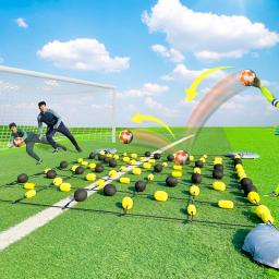 Soccer Training Equipment for Goalkeeper, Rebound Chain, reação sensível, Punch Training Artefatos - Image 2