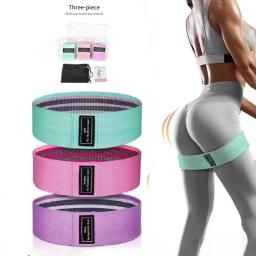 Faixa de resistência de fitness, expansão de nádegas, pano de borracha, expansor elástico, adequado para exercícios em casa, equipamentos esportivos - Image 1