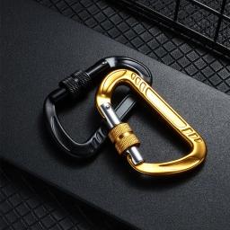 D Forma Quickdraws-Escalada Profissional Buckle Lock, 12KN 7075 Mosquetão, Trava de Segurança, Equipamento ao ar livre - Image 2