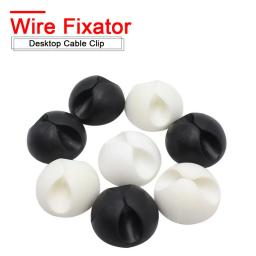 Silicone Cable Clips Winder, Desktop Wire Storage, Suporte do cabo do carregador para carro, Carregamento USB, Tablet Wire Organizer - Image 3