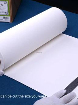 Rolo de papel aquarela BAOHONG 300g branco natural 100% algodão 10,6/14,6 pol. * 394 pol. (27/37 cm * 10 m) papel profissional prensa a frio áspero - Image 4