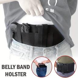 Tactical Belly Band coldre para homens e mulheres, elástico cinto coldres, escondido levar, sob a camisa, 37.4 "-5.12" - Image 5