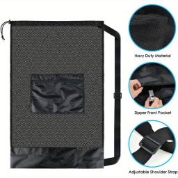 1pc extra grande saco de bola esportiva futebol basquete cordão tênis vôlei saco armazenamento ombro único fácil de transportar - Image 2