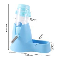 1 pacote automático hamster bebedor 80ml pequeno animal roedor esquilo hamster bebedor com alimentação calha suprimentos para animais de estimação - Image 2