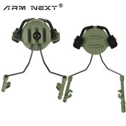Capacete tático acessórios airsoft militar fone de ouvido titular capacete adaptador ferroviário caça tiro fone de ouvido suporte - Image 1
