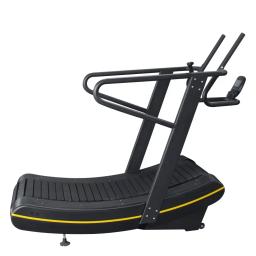 Esteira curva comercial com controle magnético, resistência ajustável Fitness, Powerless e comercial - Image 1