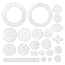 Kit de desenho de arte espiral para crianças, a maneira clássica de fazer incontáveis, conjunto de brinquedos, desenhos incríveis, espirógrafo, 22 peças - Image 3