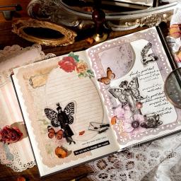 Oco Material do laço papel, todas as coisas série secreta para fazer cartão, fundo artesanal, DIY Scrapbooking, artesanato suprimentos, 10 pcs - Image 6