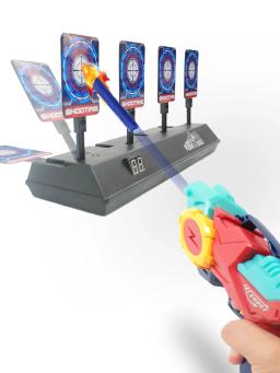 Digital Electronic Tiro Alvo para Nerf Gun, Gel Beam, Pulverizador Acessórios, Net Frame, Sound and Light Game, Kids Toy, Presentes do Dia das Bruxas - Image 5
