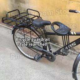 Suporte de bagagem traseiro bicicleta elétrica, bicicleta alongada e alargada extensão prateleira traseira, suporte de metal fixo, 40 cm, 45 cm, 50 cm, 53cm - Image 5