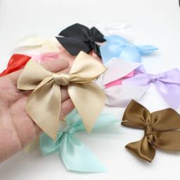 Fita Decoração Arcos para Artesanato, Pequeno Bowknot, Flor De Presente, Arco De Casamento, Festa De Nascimento, Decoração De Gravata, 30Pcs, 100x100mm - Image 3