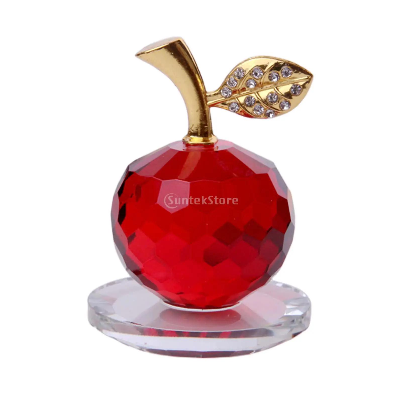 Cristal Chili Cherry Estátua, Ornamento 3D, Decoração do Lar, Acessórios para Sala de Estar, Presente de aniversário para o Amante, Moda - Image 1