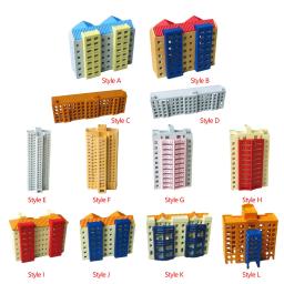 Modelo de Arquitetura Pintada em Miniatura, Material de Paisagem de Construção, Layout de Arquitetura Ferroviário, 1/500 - Image 1