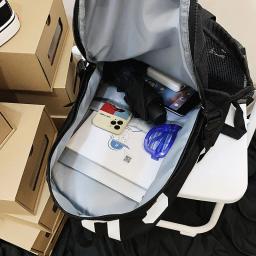 Mochila de basquete para adolescentes, esportes ao ar livre, sacos de ginástica, basquete, bola de futebol, futebol net, sacos de viagem masculinos - Image 5