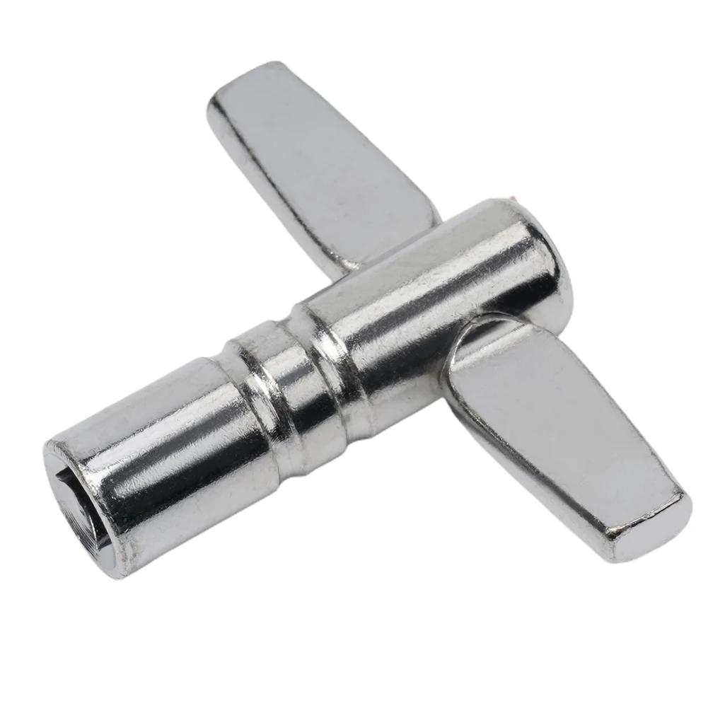 Universal Drum Tuning Key, T-Shaped Chave De Metal, kit de Bateria, Praça Parafusos, Ajustando, Bass Drum Skin, Tone Apertando Ferramenta - Image 1