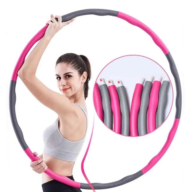 Aros de Exercício Removíveis para Mulheres: Fitness Circle, Rainbow Ball e Massagem em 6 Seções