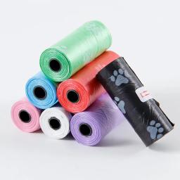 Novo animal de estimação saco de lixo dispensador para o cão saco de resíduos titular saco de lixo de plástico dispensador caso cão pet 1 rolo resíduos sacos de cocô - Image 4