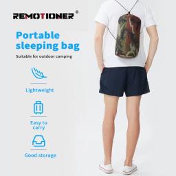 Saco de dormir de algodão leve, Caminhadas e acampamentos ao ar livre, 170T, 0,7 kg - Image 5
