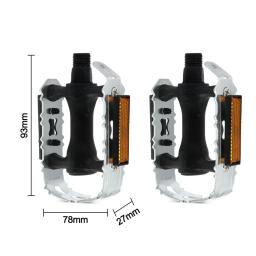 E-Bike Pedais Dobráveis, Plataforma de Reajuste Anti-Slip, Peças Scooter, Acessórios de Bicicleta Elétrica, Suprimentos Ciclismo, 1 Par - Image 6