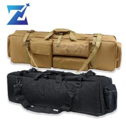 Mochila de ombro tático resistente, Airsoft Paintball Rifle Bag, estojo de arma, coldre de caça, M249 - Image 1