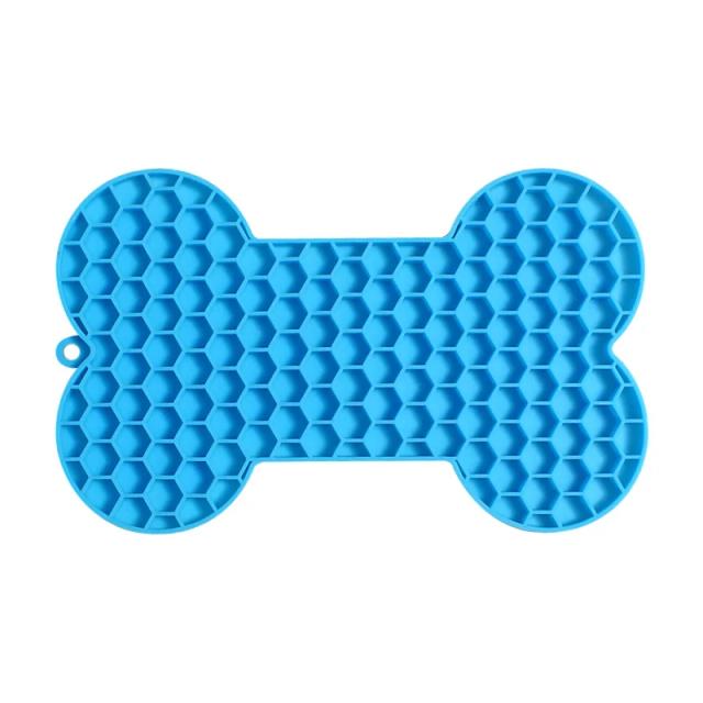 Placa de Silicone Anti-Asfixia para Pets: Esteira para Lamber, Alimentador para Cães Pequenos e Gatos, Ideal para Amendoim e Manteiga, Acessório Slow Food Bowl