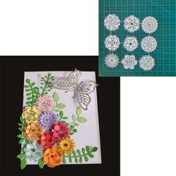 Flor Metal Corte morre Molde, Scrapbooking Decoração, Artesanato De Cartões De Papel, Lâmina De Molde De Faca, Soco Modelo, Estênceis De Relevo - Image 5