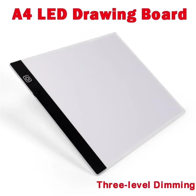 Almofada de luz LED ultra fina para artista, mesa leve, tracing prancheta, pintura diamante, ferramentas de bordado, A4 - Image 1