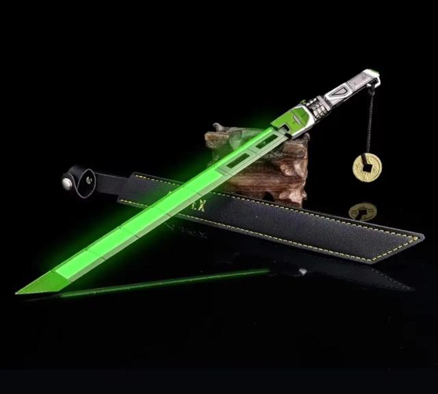 Arma de Brinquedo Apex Legends Heirloom Biwon Blade Butterfly Knife Katana e Chaveiro para Crianças
