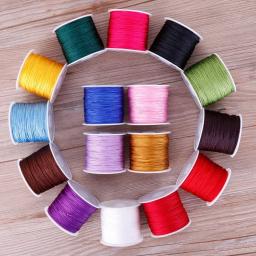 Fio de nylon trançado para macrame, nó chinês com 45m por rolo, 0.8mm, #255733 - Image 1