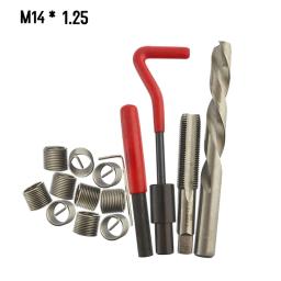 Kit de inserção de reparo de rosca métrica Helicoil Car Pro Coil Tool Kits, M5, M6, M8, M10, M12, M14, 15 peças, 20 peças, 30 peças - Image 4