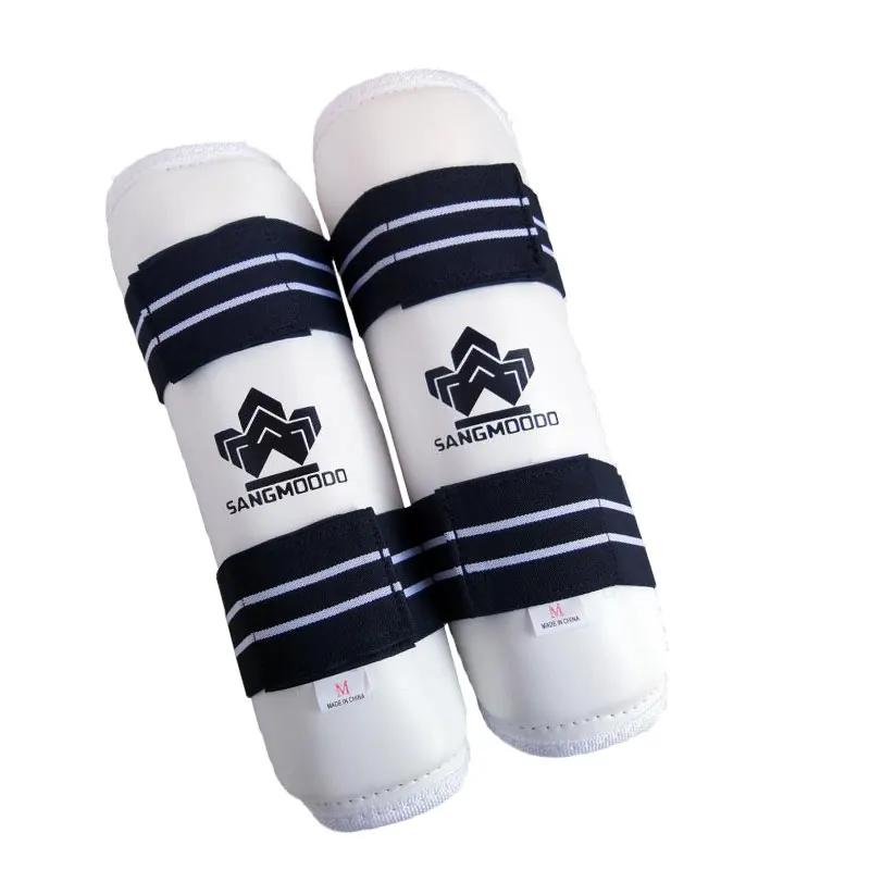 1 Par Shin Guard Para Chute Boxe MMA Karate Taekwondo Sanda Luta Equipamentos de Proteção Muay Thai Protetor Shin Braço Leg Guards - Image 1