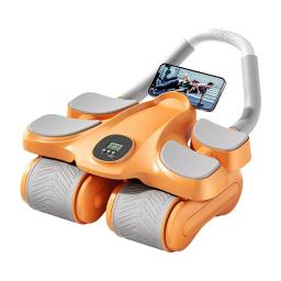 Roda abdominal de quatro rodas, rebote automático, artefato de treinamento muscular abdominal, fitness em casa, dispositivo de treinamento de barriga fina - Image 6