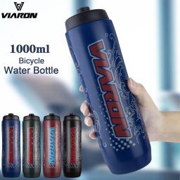Vi- garrafa de água de grande capacidade de 1000ml, acessório de plástico ideal para ciclismo e esportes fitness - Image 1