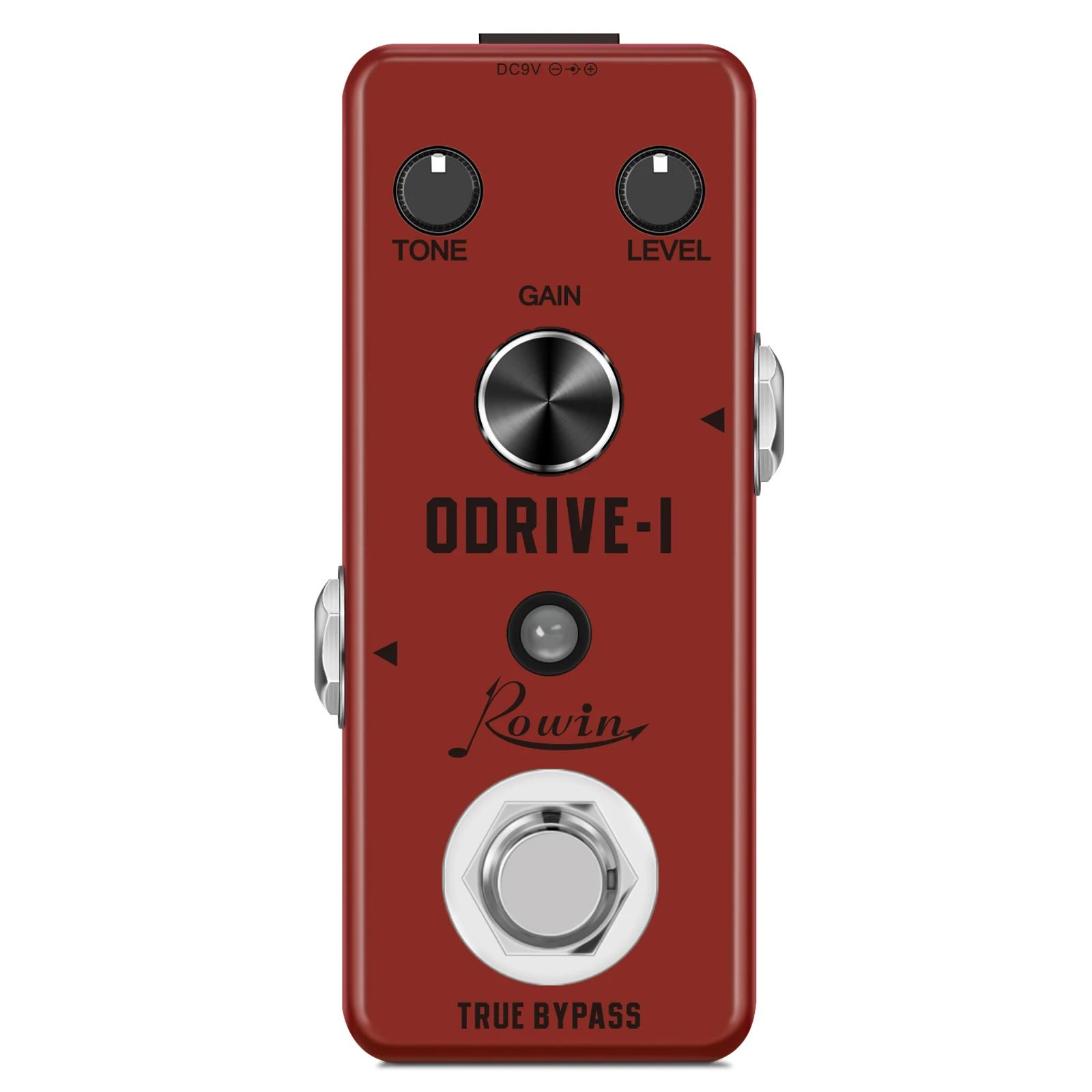 Rowin-Guitarra Baixo Efeito Pedal Compressor, distorção Fuzz, EQ Delay, Phaser, Flanger Booster, Overdrive, fonte de alimentação Chorus - Image 1