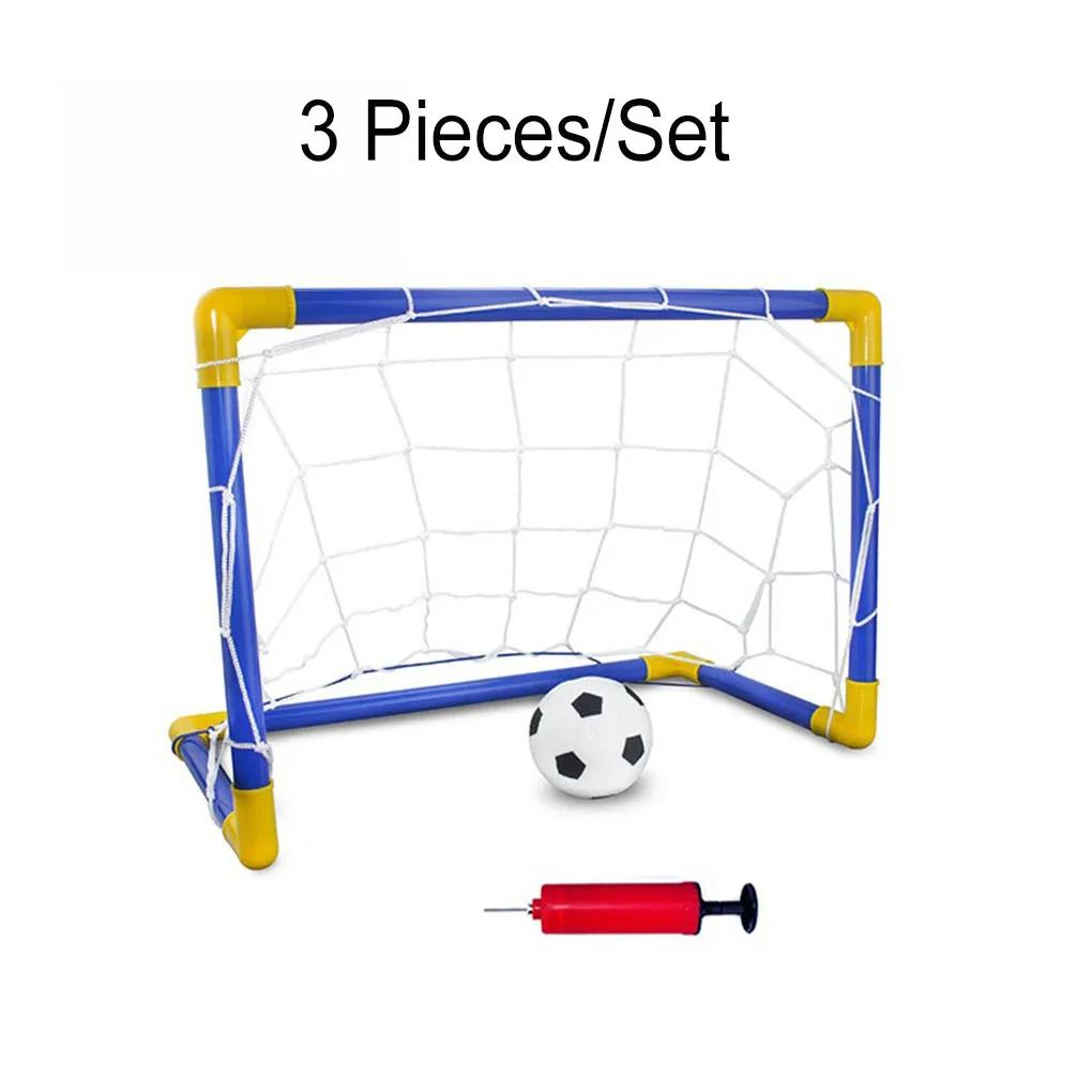 Mini Folding Soccer Goal Post Net Set, Jogo em casa, Futebol, Frame, Indoor, Outdoor, Child Game Brinquedos, Peças leves - Image 1