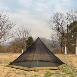 Barraca de luxo leve impermeável, barracas quentes de quatro temporadas, 1 porta, mochila ao ar livre, caminhadas e acampamento - Image 2