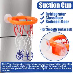 Brinquedos de banho - mini cesta de basquete para banheira, conjunto de cesta e bolas de basquete com ventosa, Halloween/Natal - Image 4