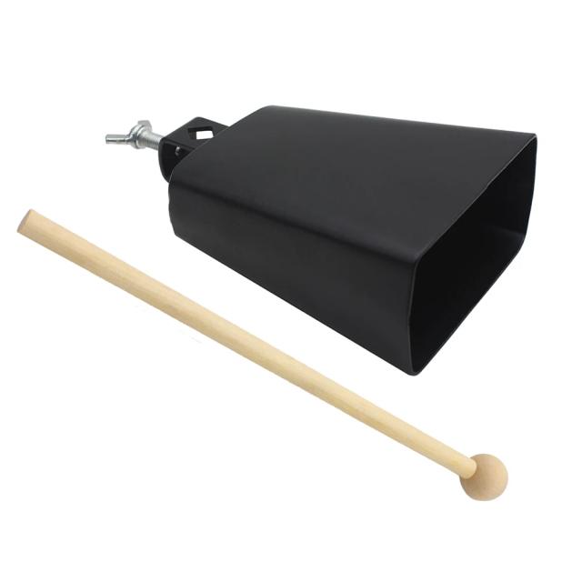 Vaca-Sino de Percussão com Badalo para Drum Set e Ferro Kit - Acessório de 5 Polegadas