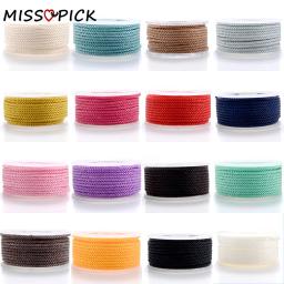 Milan fio para fazer jóias, 1,5mm, 37 cores, trançado, frisado, pulseira, colar, borla, acessórios diy - Image 2